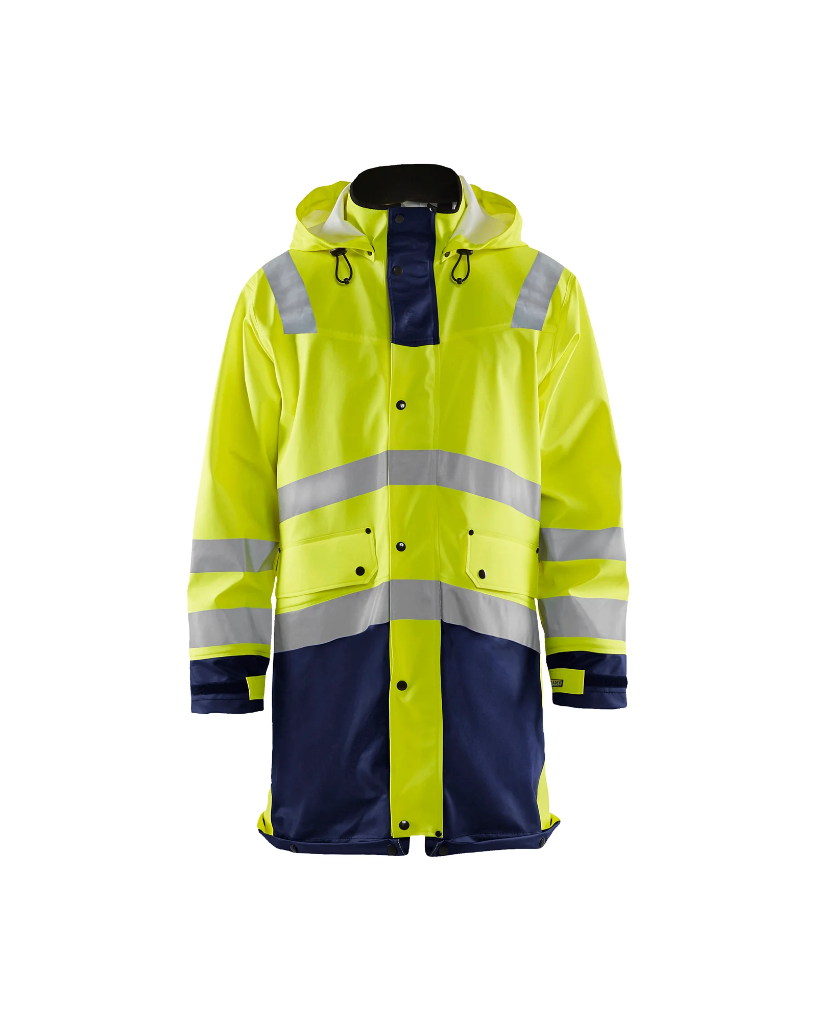 Veste de pluie haute visibilité niveau 3 4326 - Jaune fluo/Marine image
