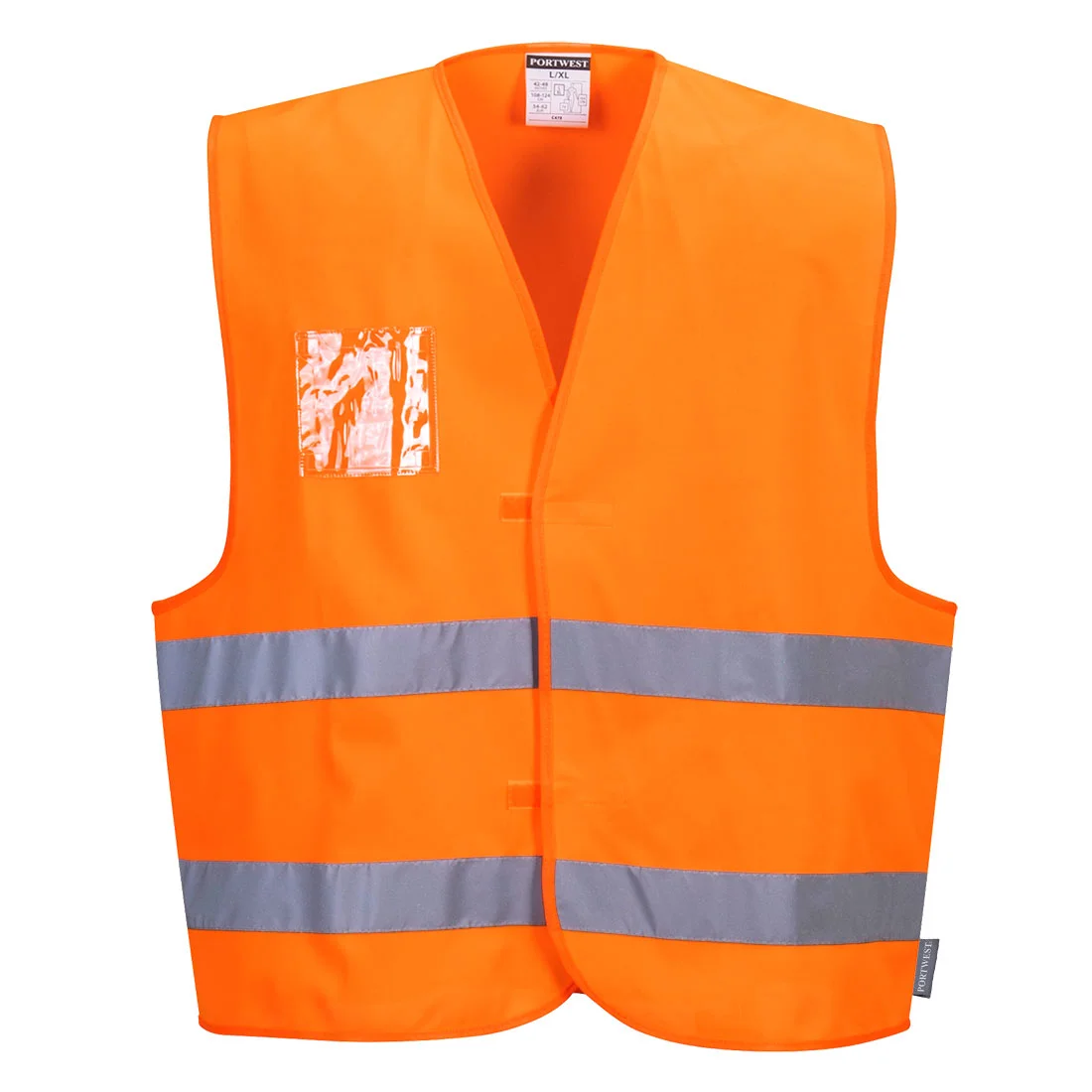 Gilet HV avec porte-badge double entrée image