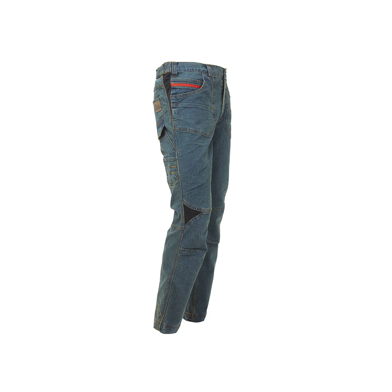 Jean de travail stretch TRAFFIC - Bleu Denim image