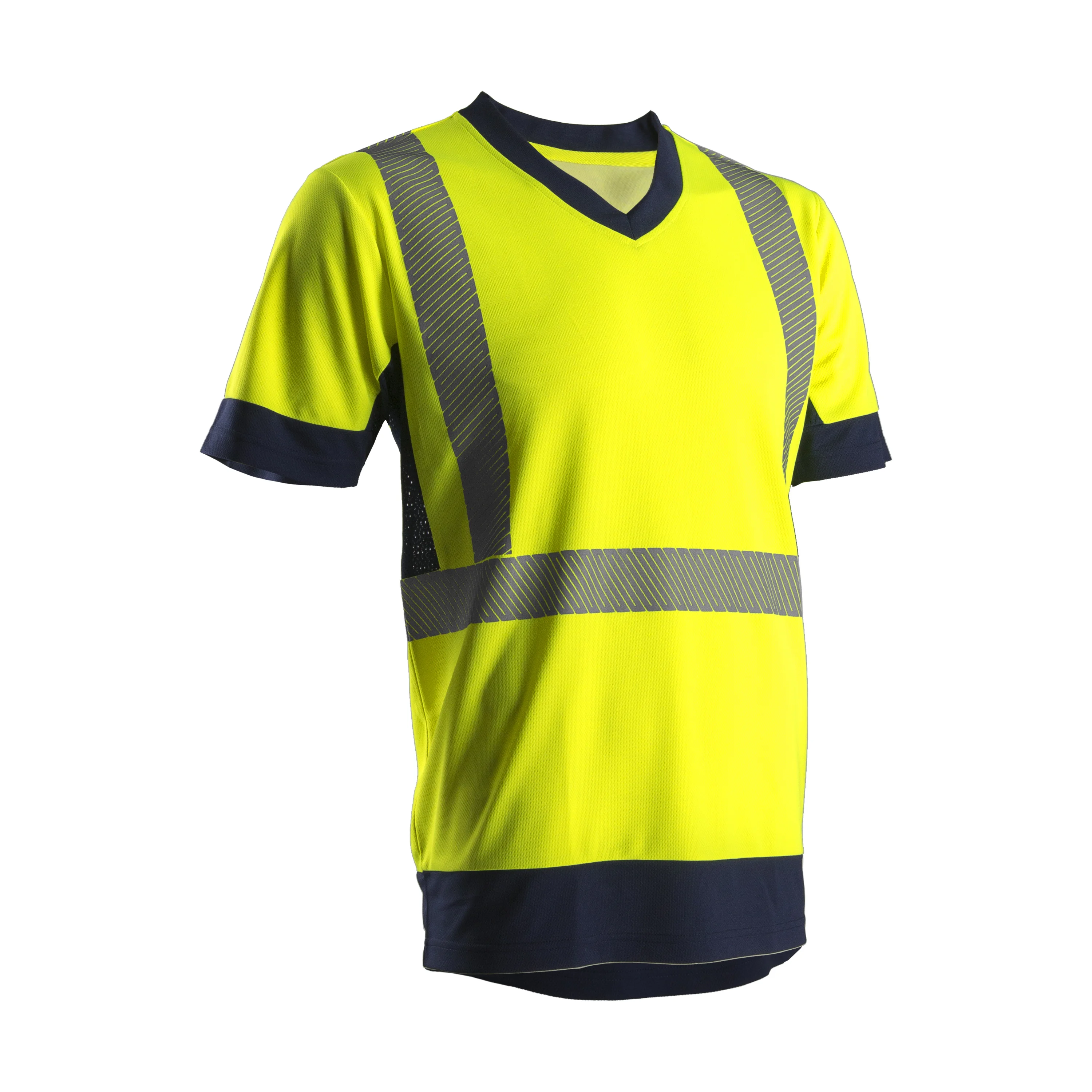 T-shirt de travail manches courtes haute visibilité KYRIO - Jaune Fluo image