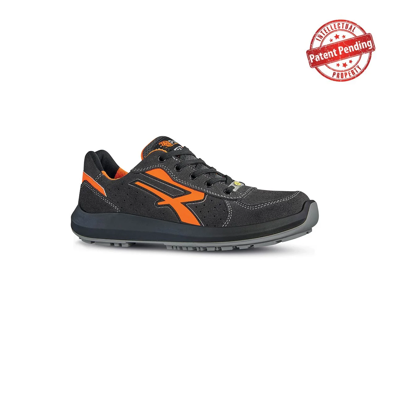 Chaussures de sécurité basses SIRIO ESD S1P CI SRC - Gris/Orange image