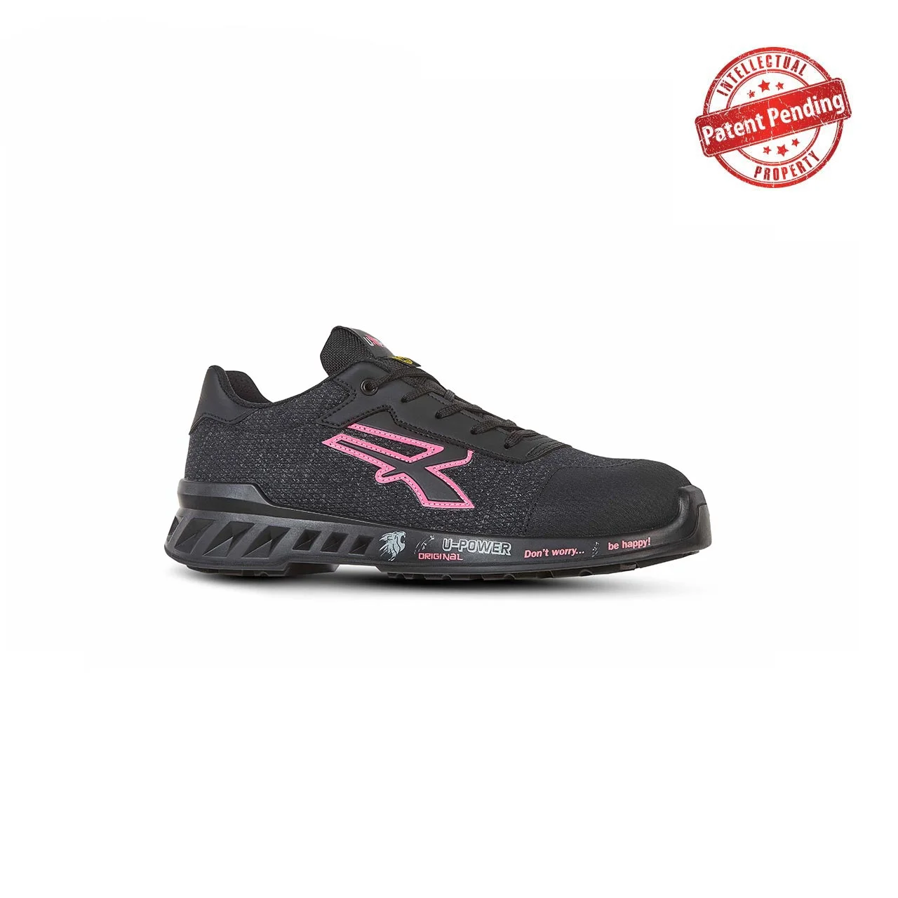 Chaussures de sécurité basses MICHELLE ESD S1P SRC - Noir/Rose image