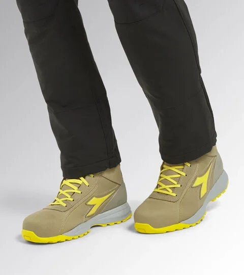 Chaussures de sécurité hautes GLOVE MDS S3S FO HRO SR - Roche Lunaire/Jaune image