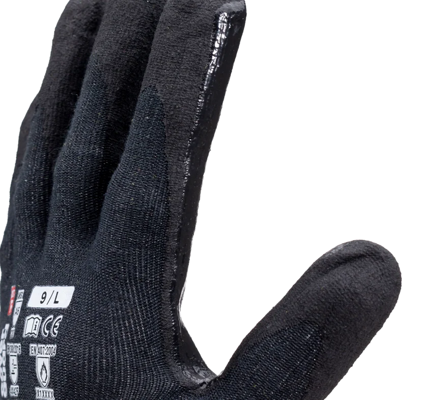 Lot de 10 - Gants anti-coupure sans couture EUROCUT N606 - Noir image