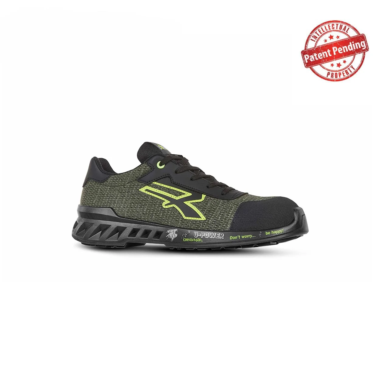 Chaussures de sécurité basses ROBIN ESD S1P SRC - Noir/Jaune image