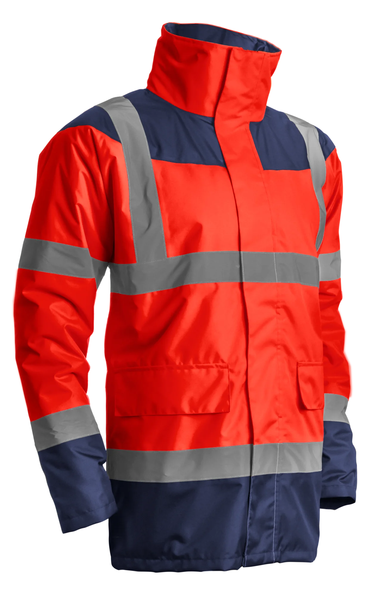 Parka de travail hiver haute visibilité KETA - Rouge Fluo image