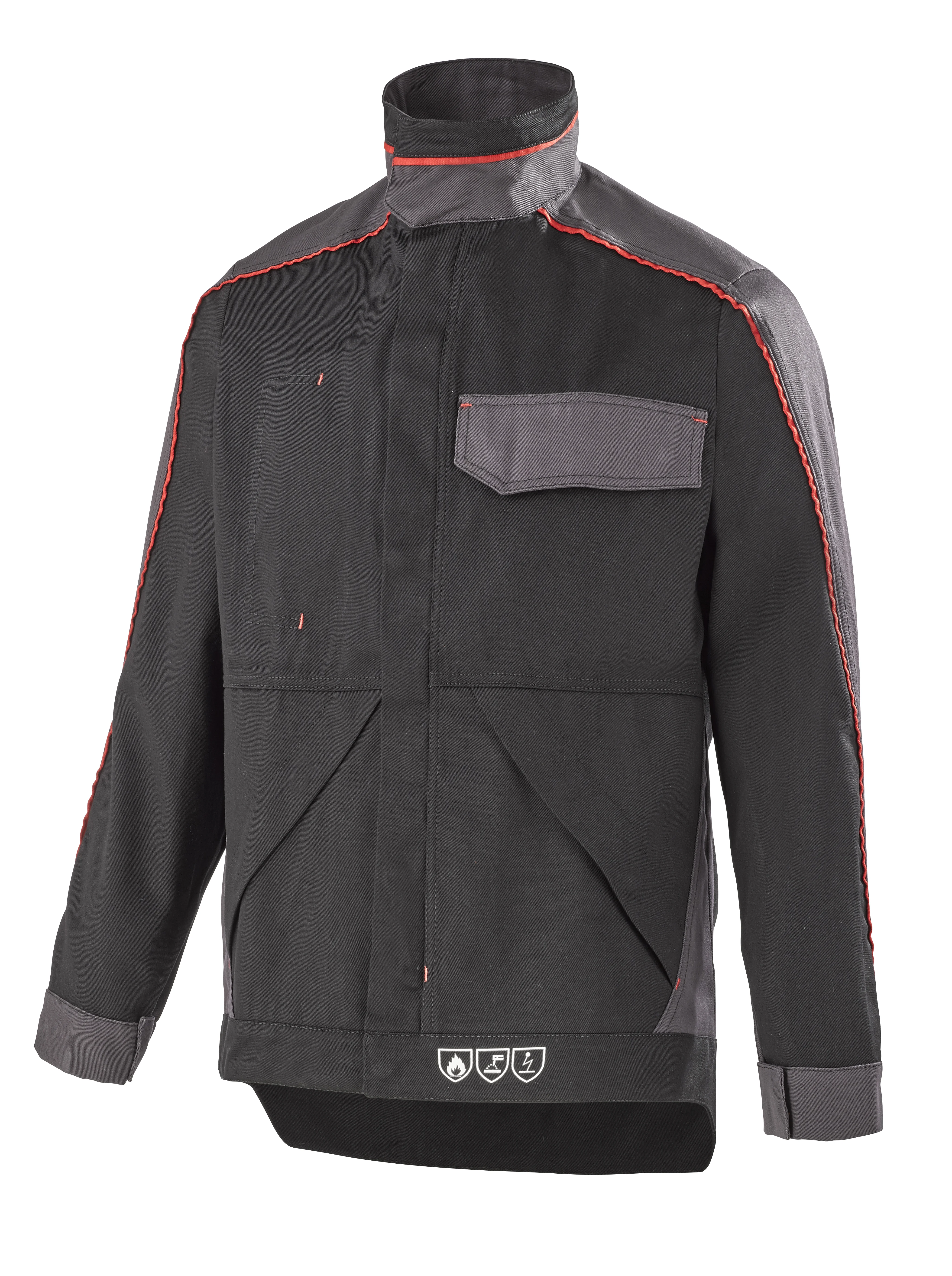 BLOUSON KONEKT 1 NOIR/GRIS CHARCOAL image