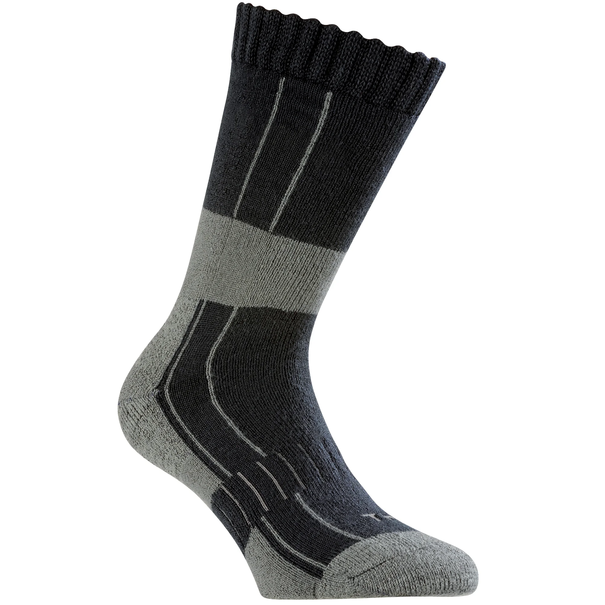 CHAUSSETTES ERGONOMIQUES SPORTY BLEU / NOIR / GRIS image
