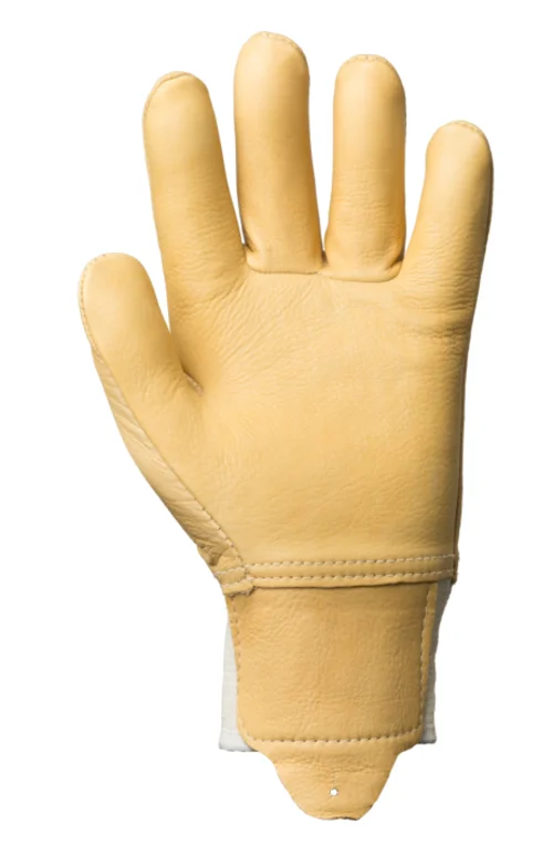 Lot de 10 paires de gants Manutention fleur vachette hydrofuge beige - protège artère image