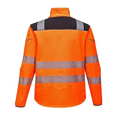 Veste Softshell Haute-Visibilité PW3 Orange/Marine image