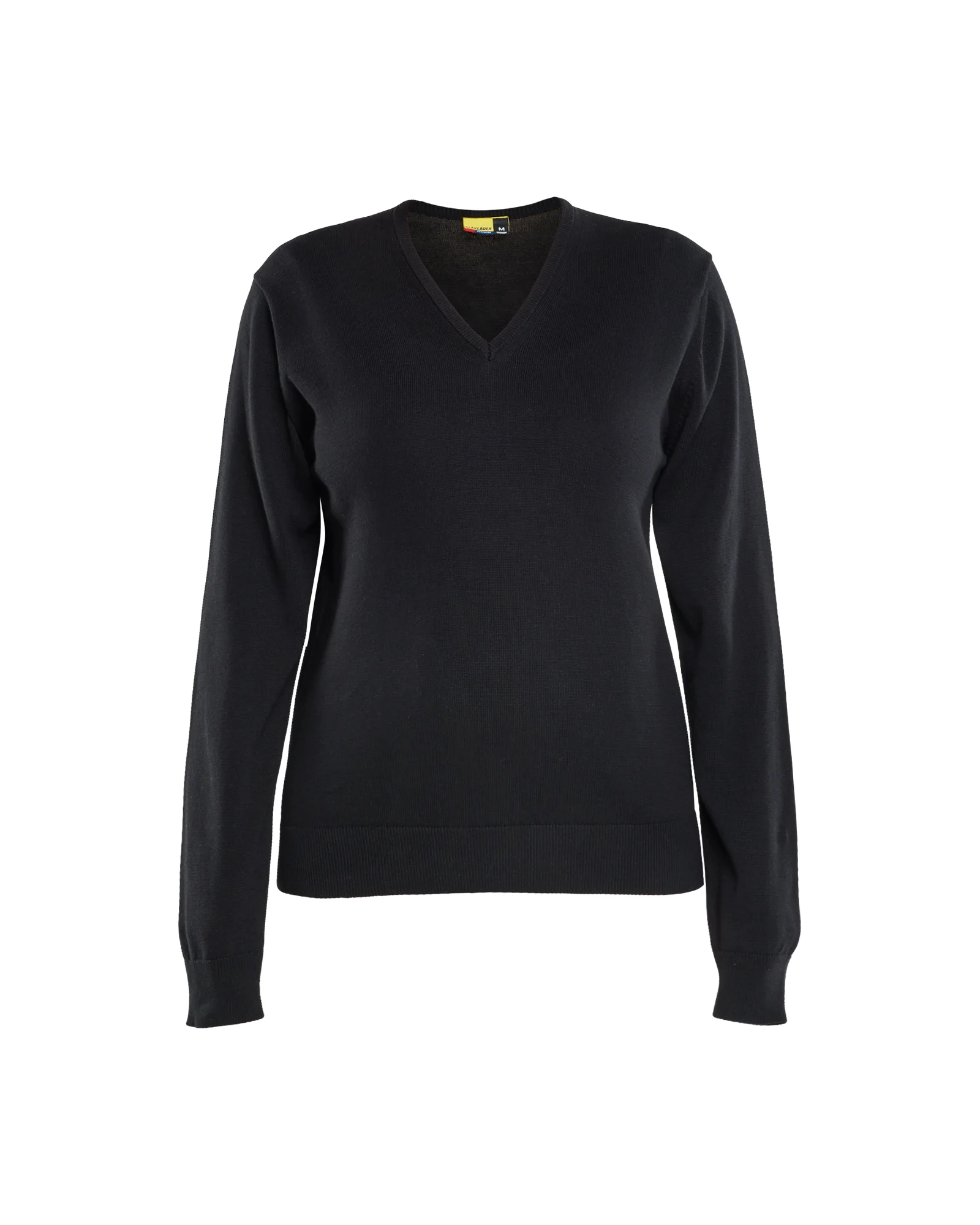 Pull de travail tricoté coton femme feMyanMare - Noir image