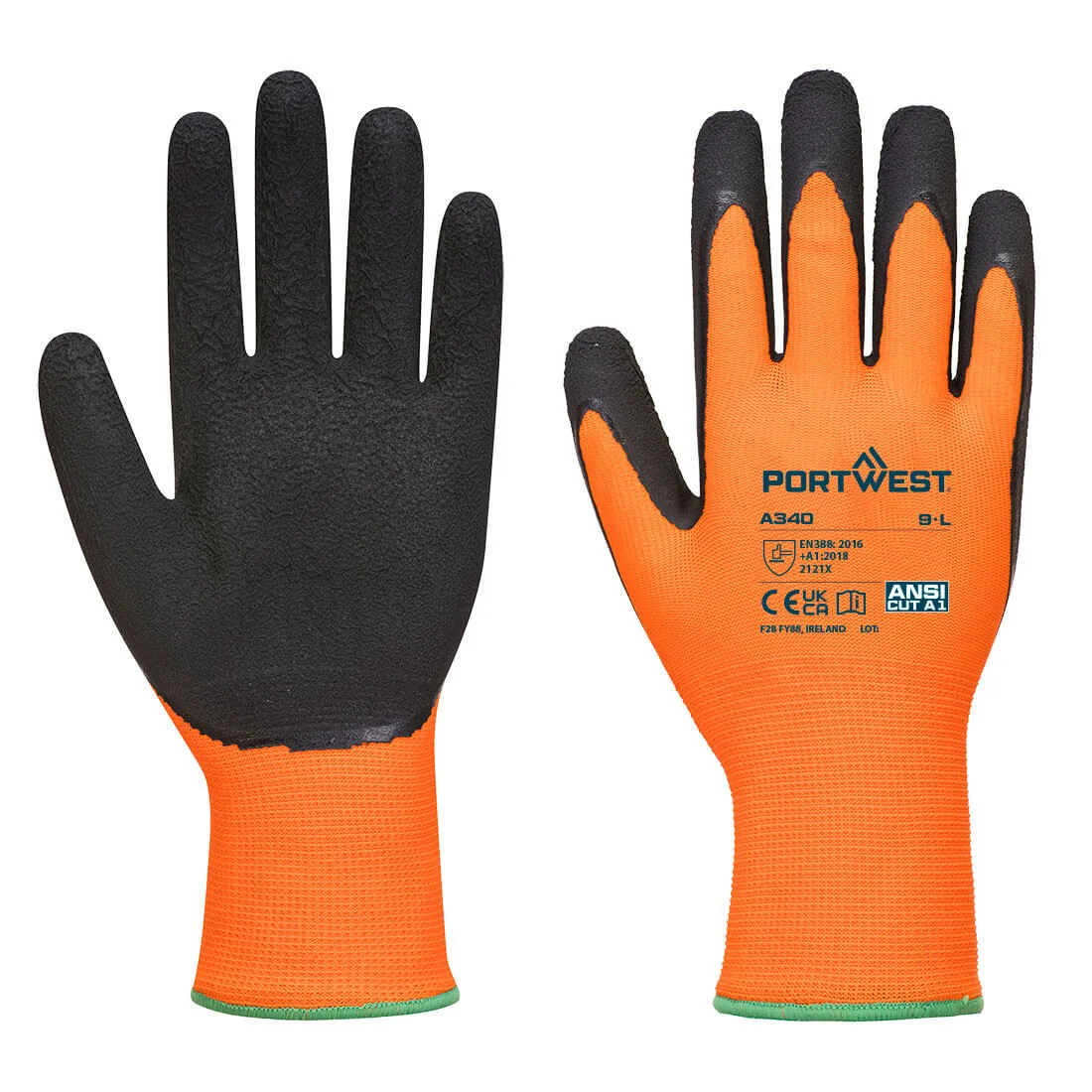 Orange/Noir L - Taille 9 image