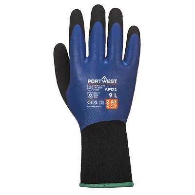 Gants Thermo Pro Glove Bleu/Noir image