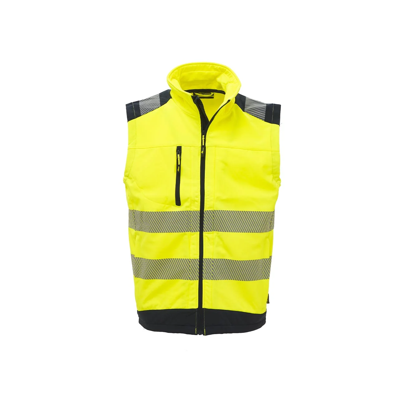 Gilet de travail sans manches haute visibilité DANY - Jaune Fluo image