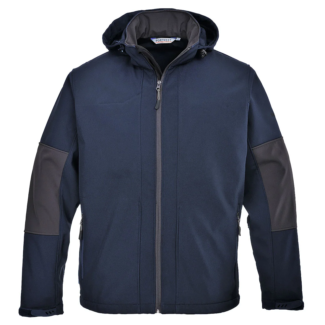 Veste Softshell avec capuche (3 couches) Marine M image