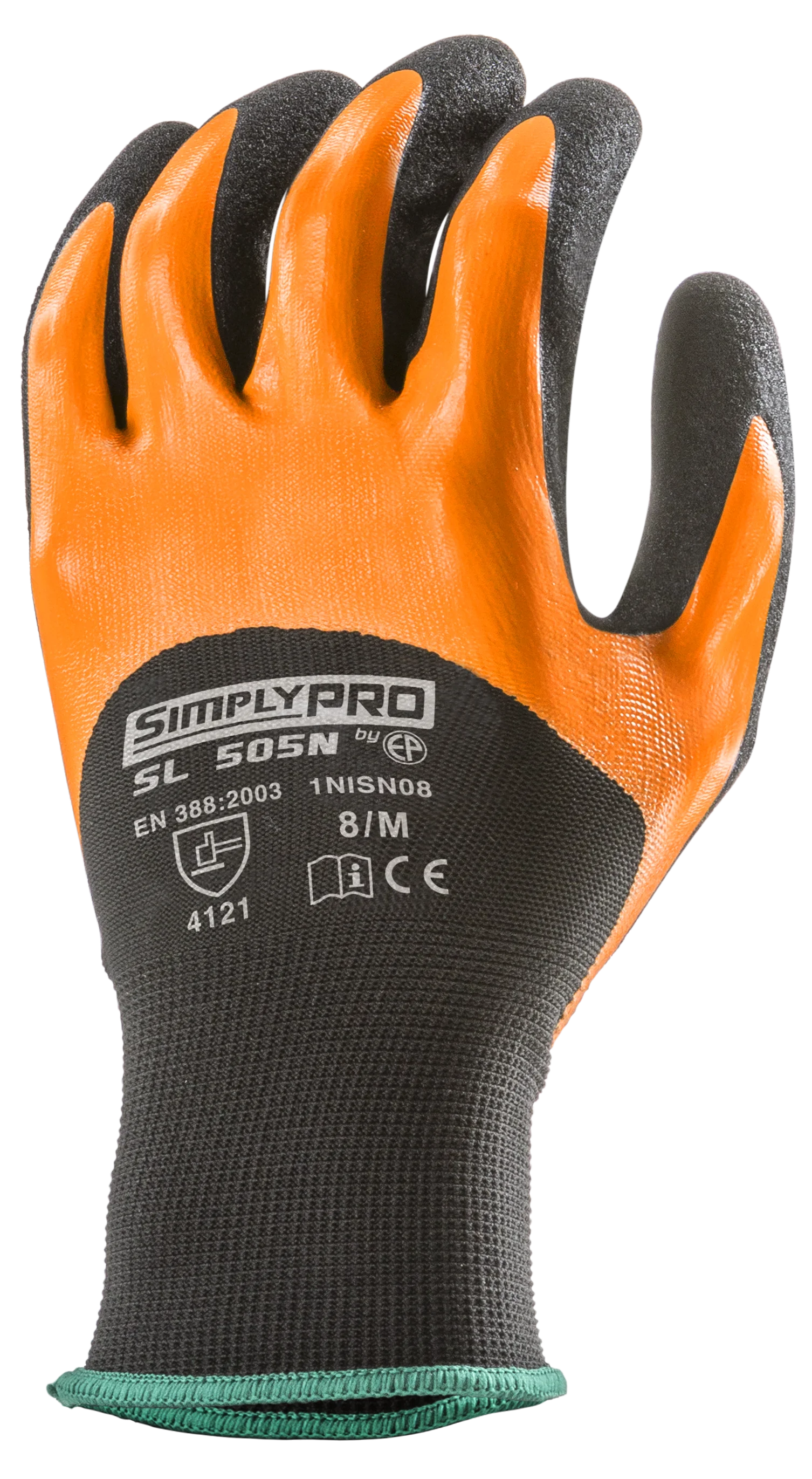 Lot de 10 paires de gants Manutention SIMPLY PRO SL505N end nitrile paume+3/4 dos image
