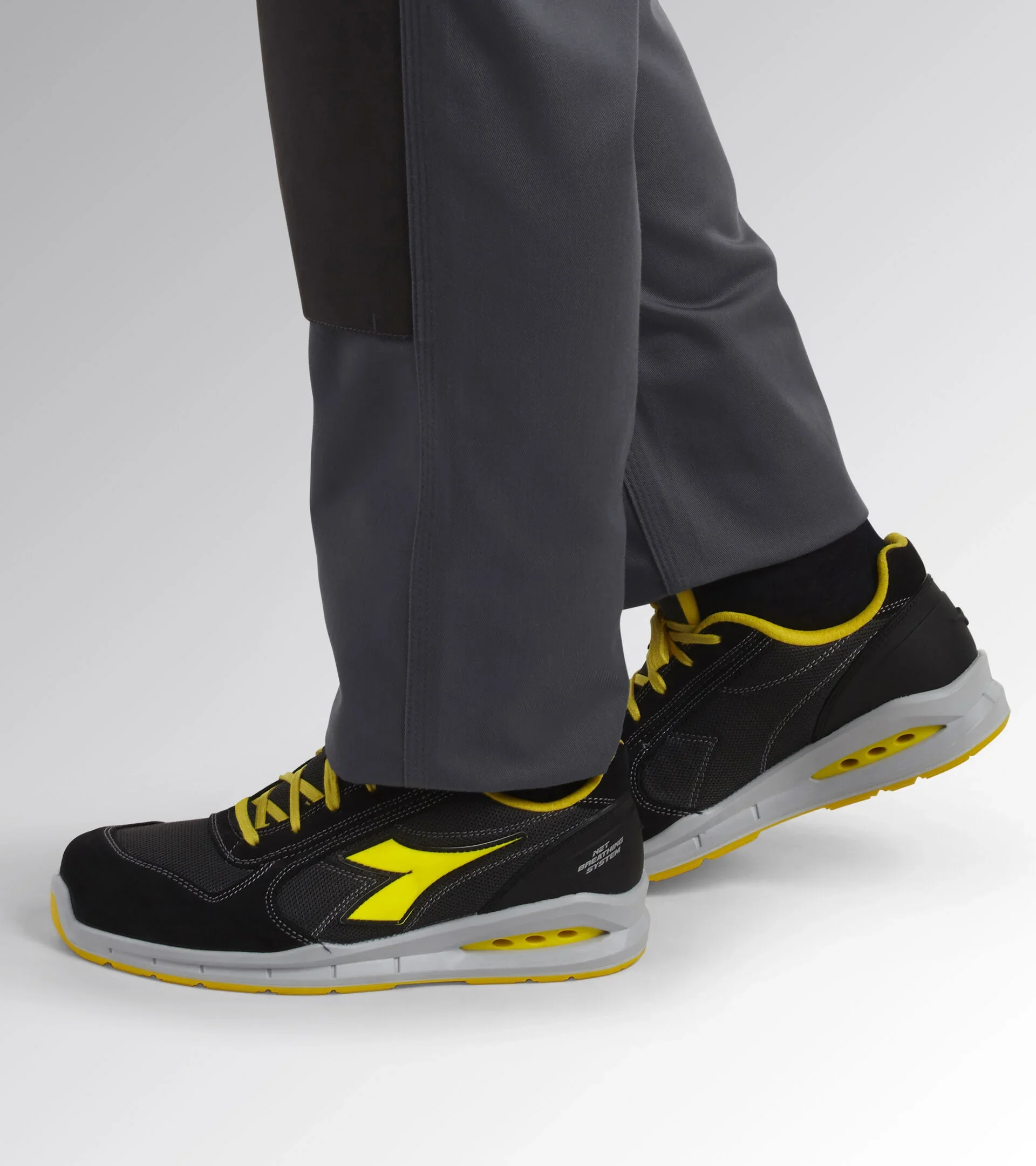Chaussures de sécurité basses RUN NET AIRBOX S1PS FO SR - Noir/Anthracite image