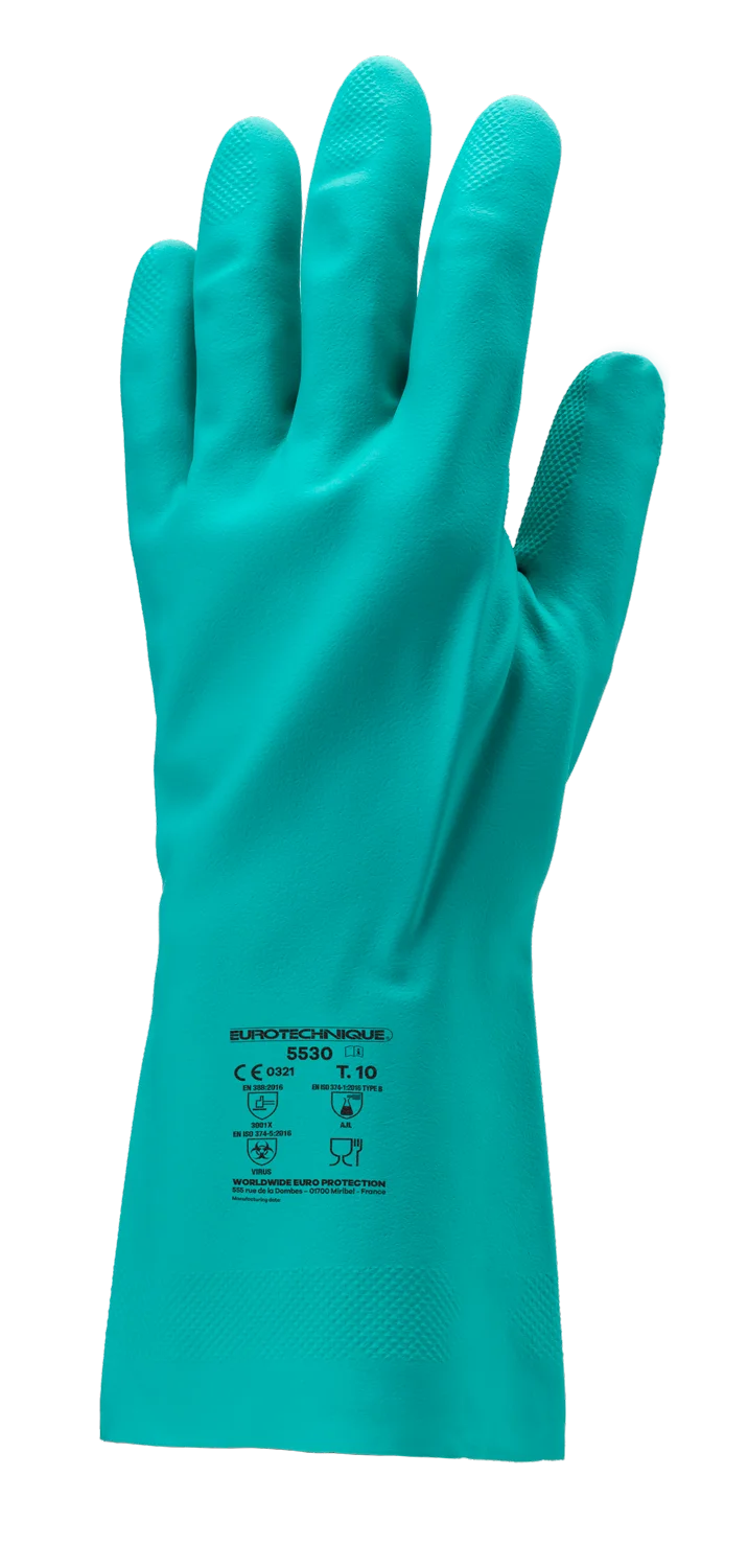Lot de 10 paires de gants Nitrile plus 5500 vert - ép 0 - 46 mm image