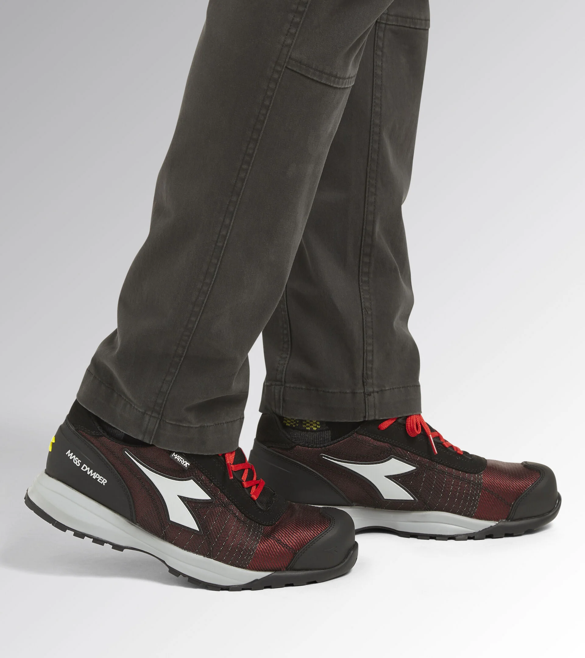 Chaussures de sécurité basses GLOVE MDS MTX S1PS HRO SR SC ESD - Rouge/Gris image