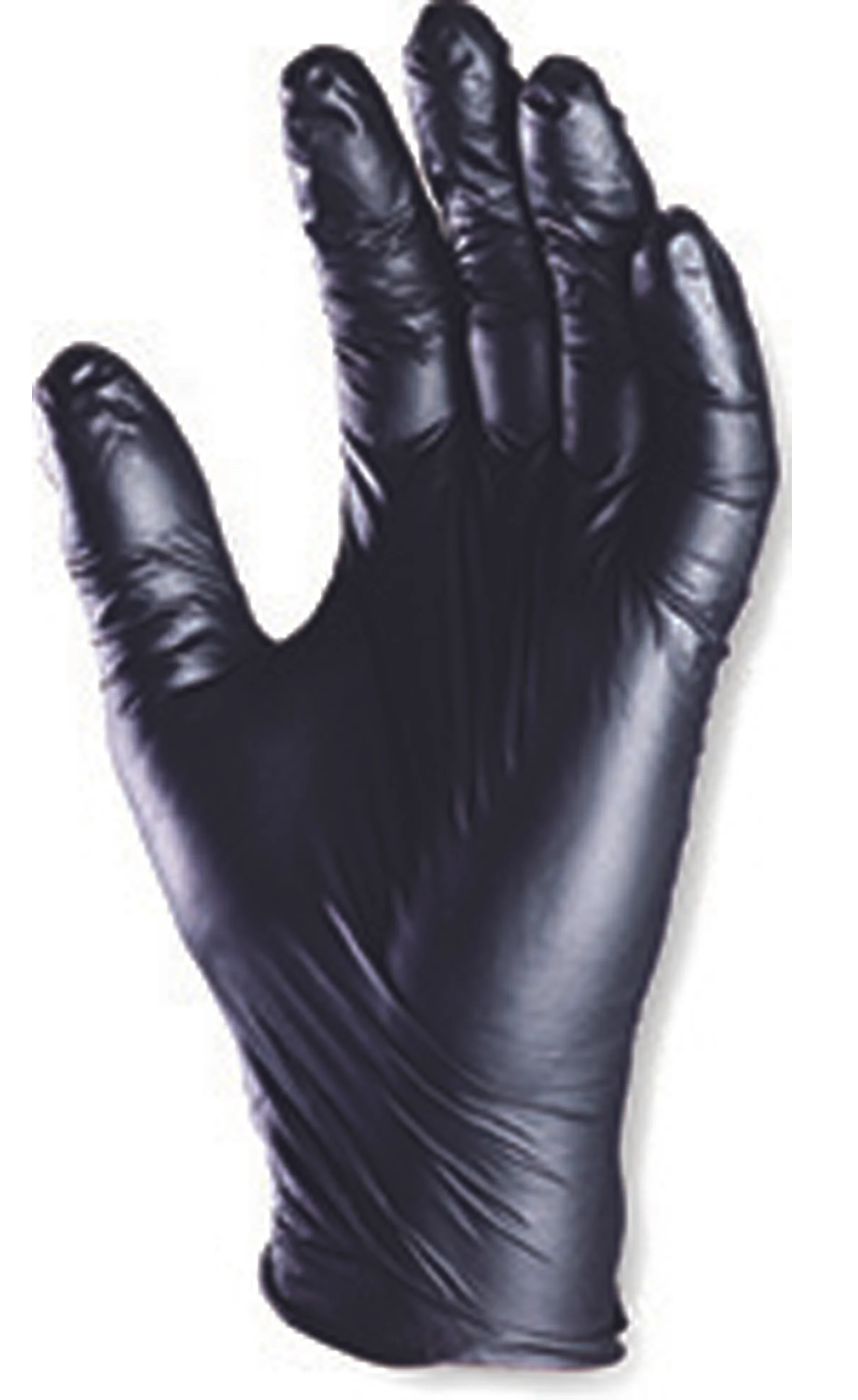 Boite de 100 gants jetables nitrile noir 5900 non poudrés AQL 15 image