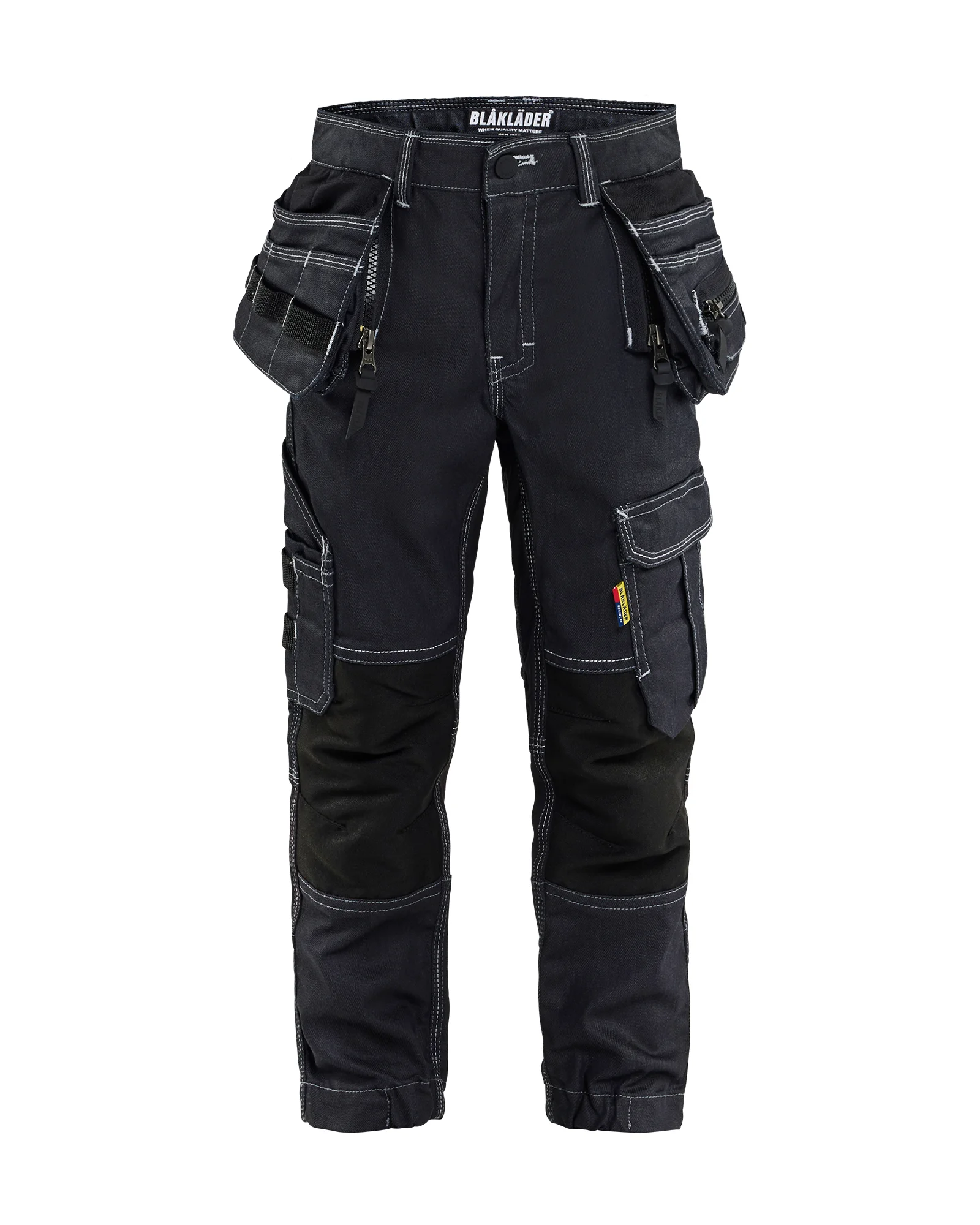 Pantalon de travail X1900 Artisan Stretch enfant - Marine/Noir image