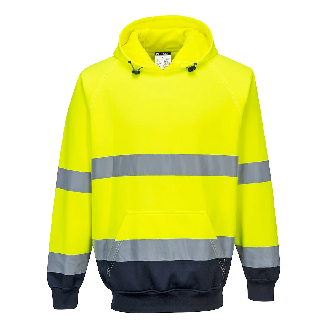 Sweat shirt à capuche bicolore image
