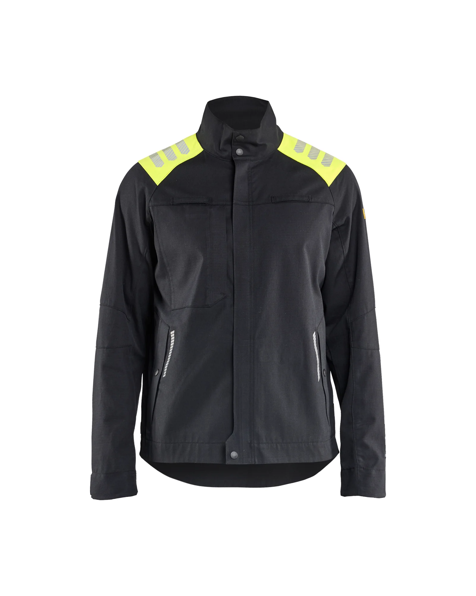 Veste de travail multinormes inhérent - Noir/Jaune fluo image