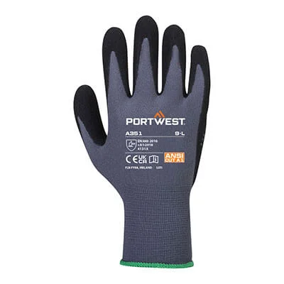 Gants DermiFlex Plus Gris/Noir image