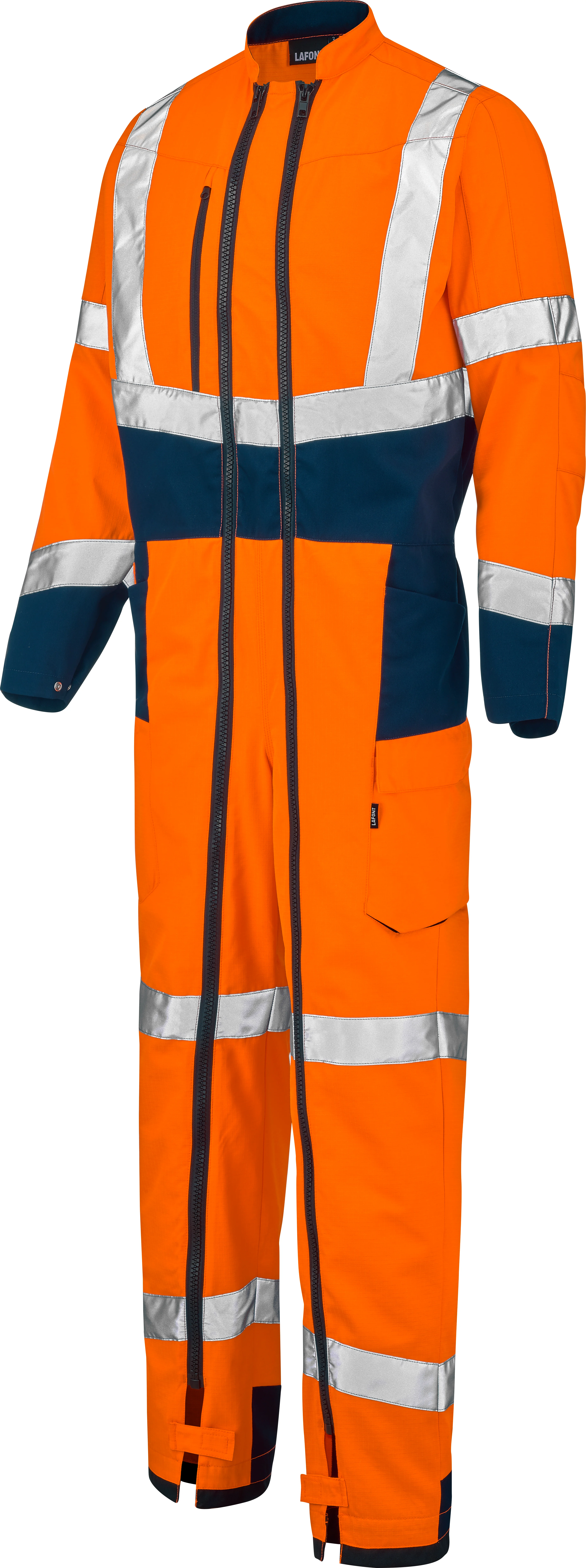 ORANGE FLUO / BLEU MARINE 3XL - FR(60-62) image