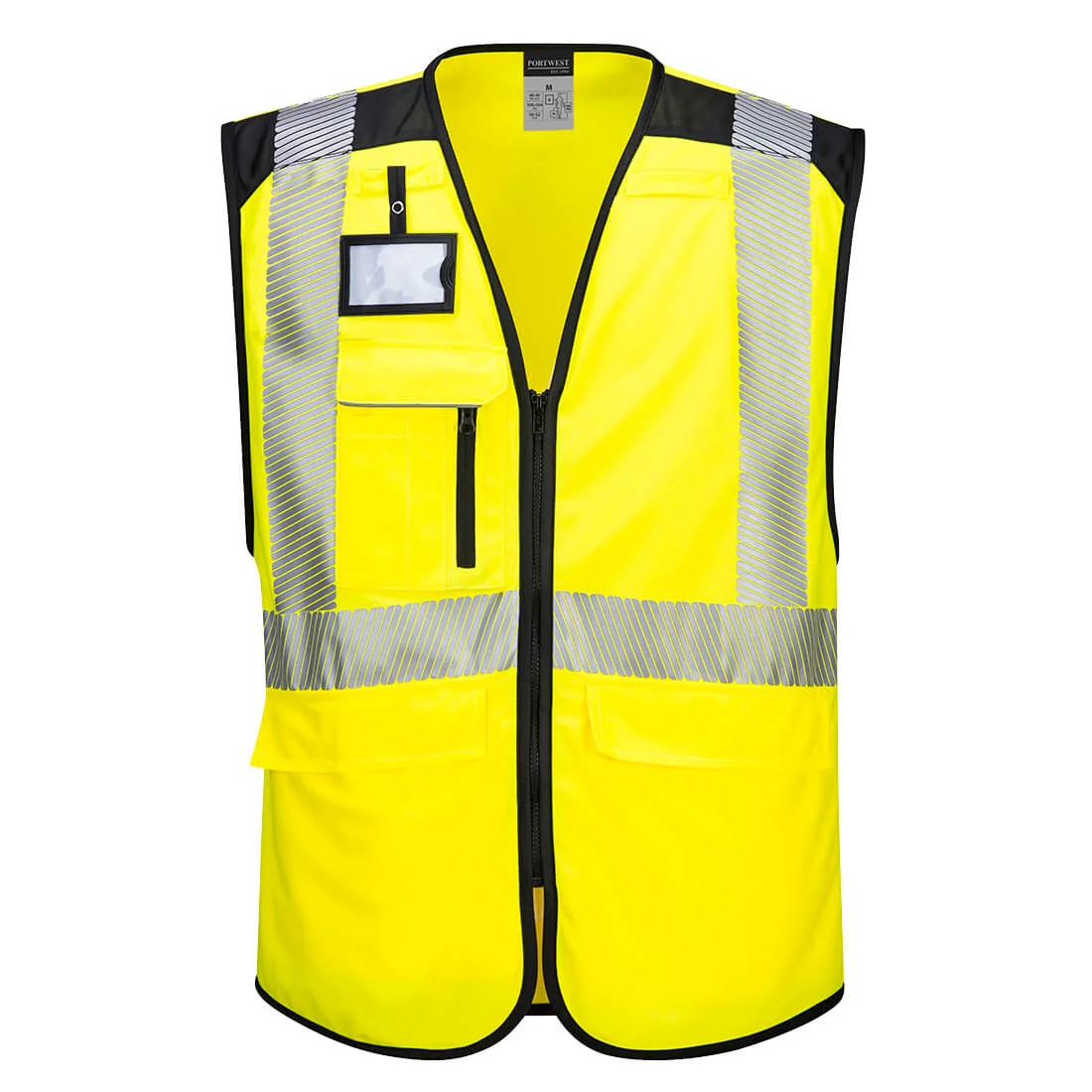 Gilet Multipoches haute-visibilité PW3 Jaune/Noir image