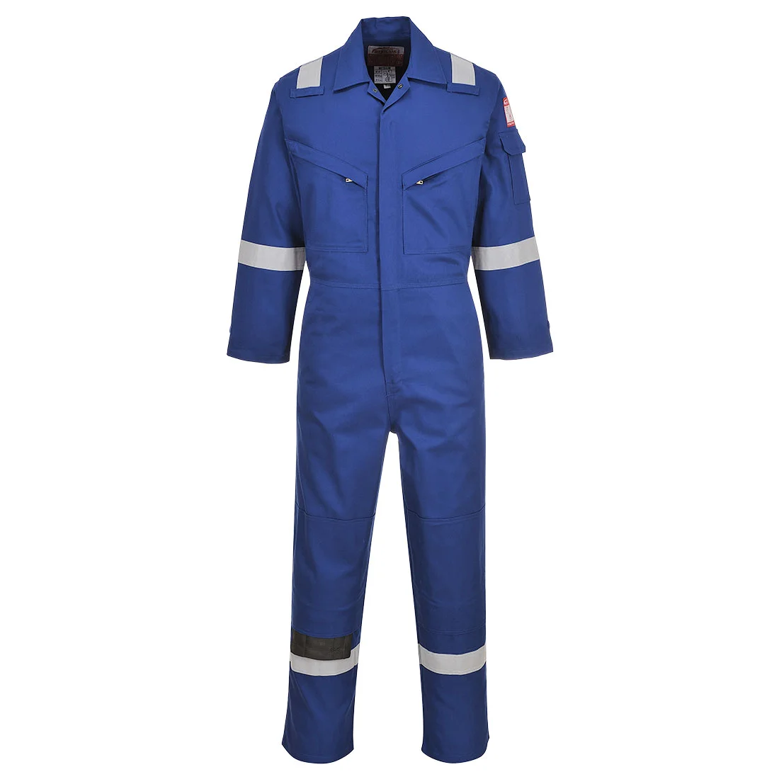 Combinaison FR Legère Antistatique 280g Bleu Royal XL - FR(50-52) - UK(40-41) image
