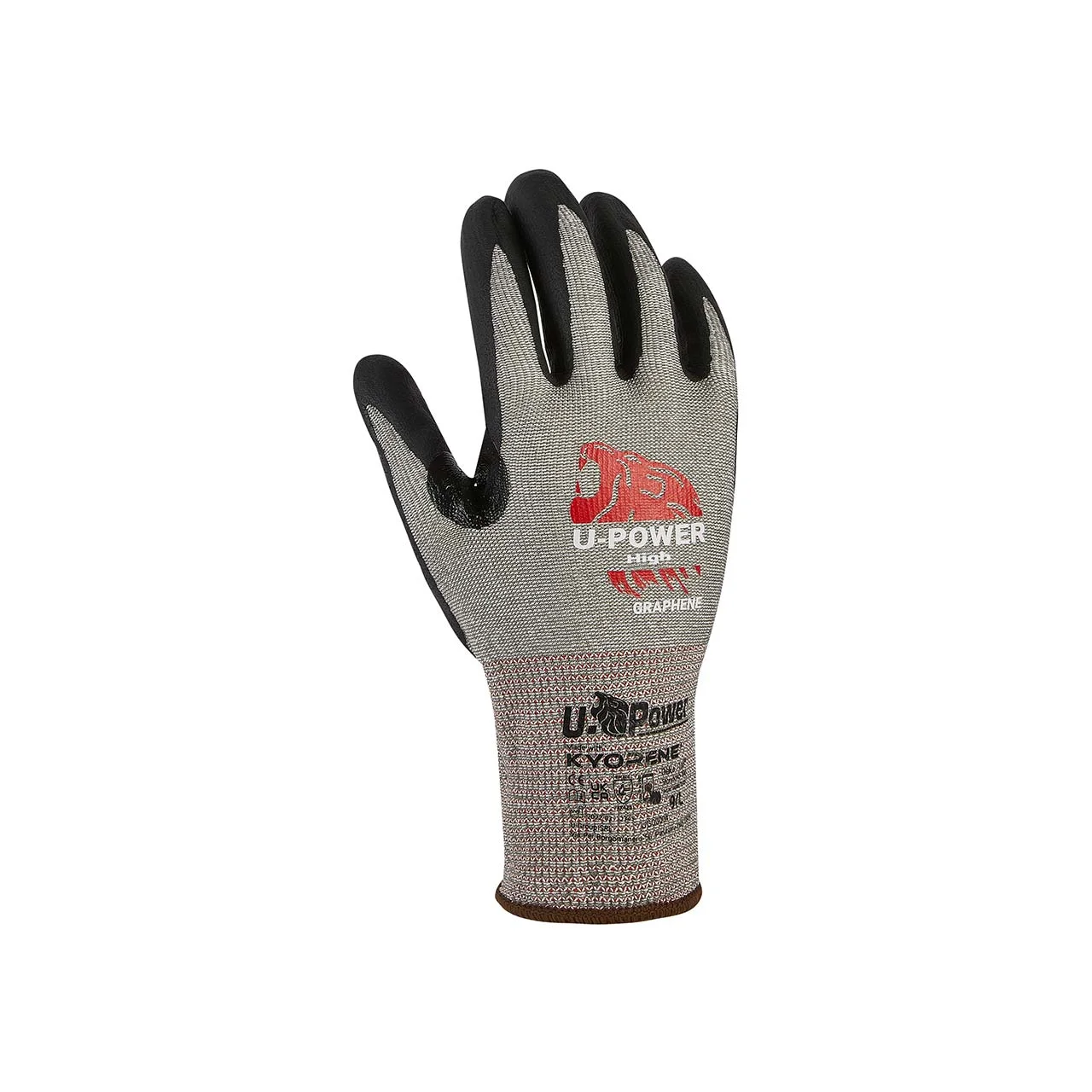 Gants de protection HIGH anti-coupure type B - Gris/Noir image