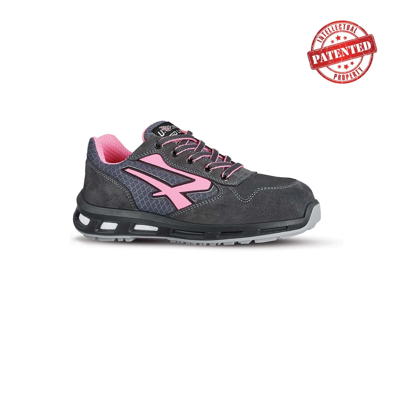 Chaussures de sécurité basses CHERRY ESD S1P SRC - Gris/Rose image