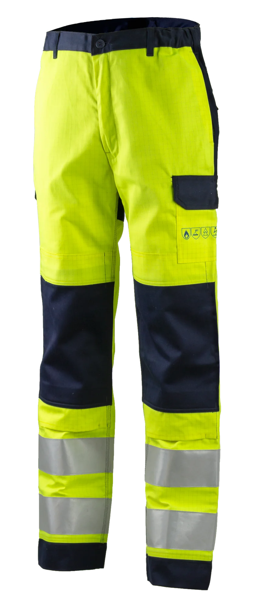 Pantalon de travail haute visibilité THOR - Jaune Fluo image