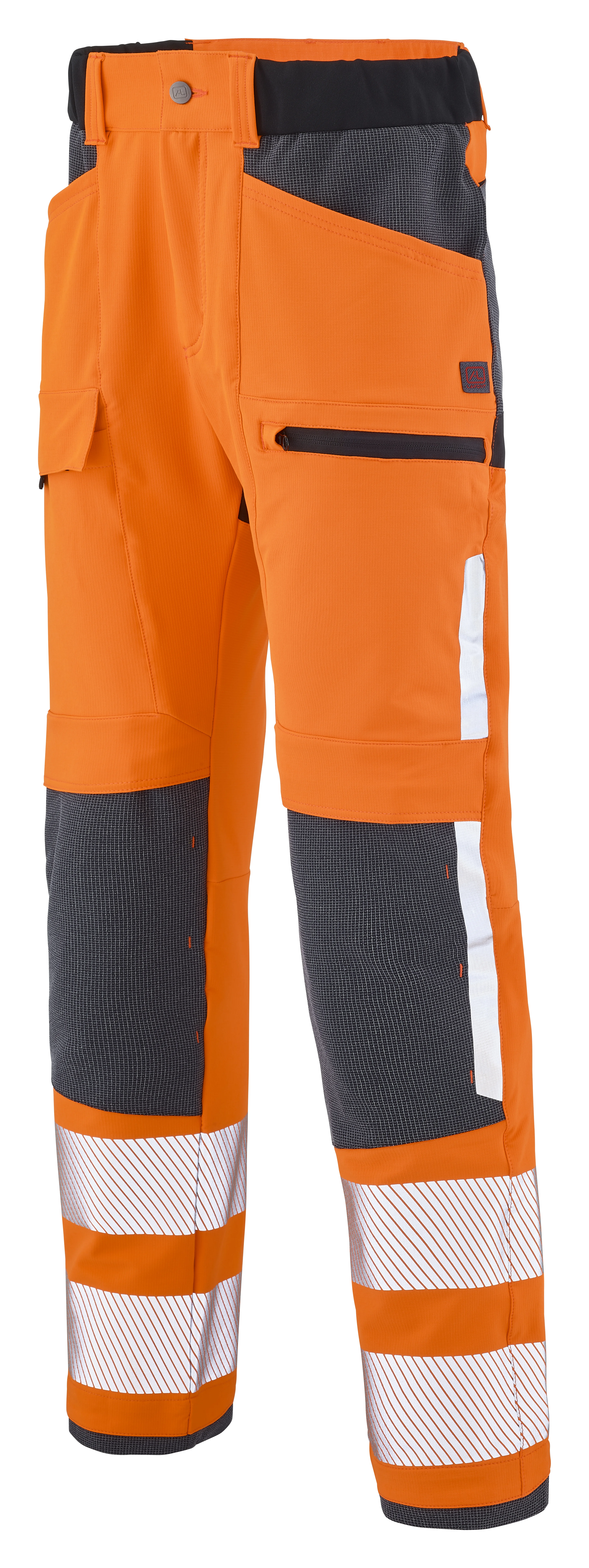 PANTALON TWIST HV ORANGE FLUO / GRIS CHARCOAL image