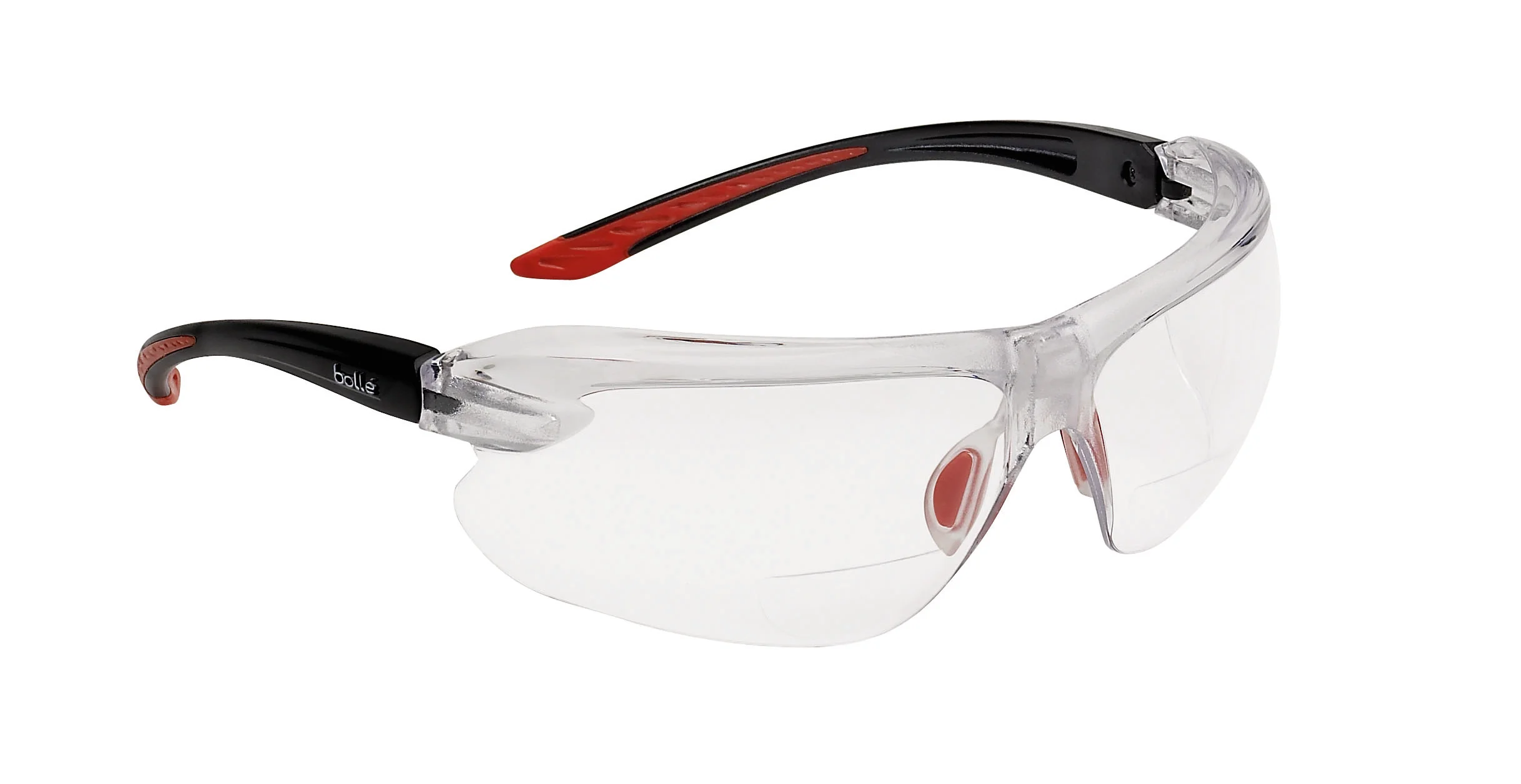 Lunette de protection ASAF PC TPR  IRI-s - Rouge/Noir -Incolore  image