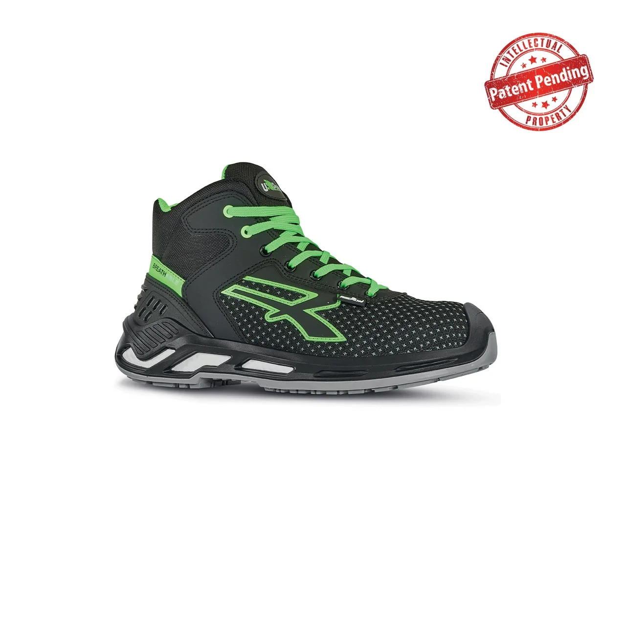 Chaussures de sécurité hautes HARRY ESD S3 CI SRC - Noir/Vert image