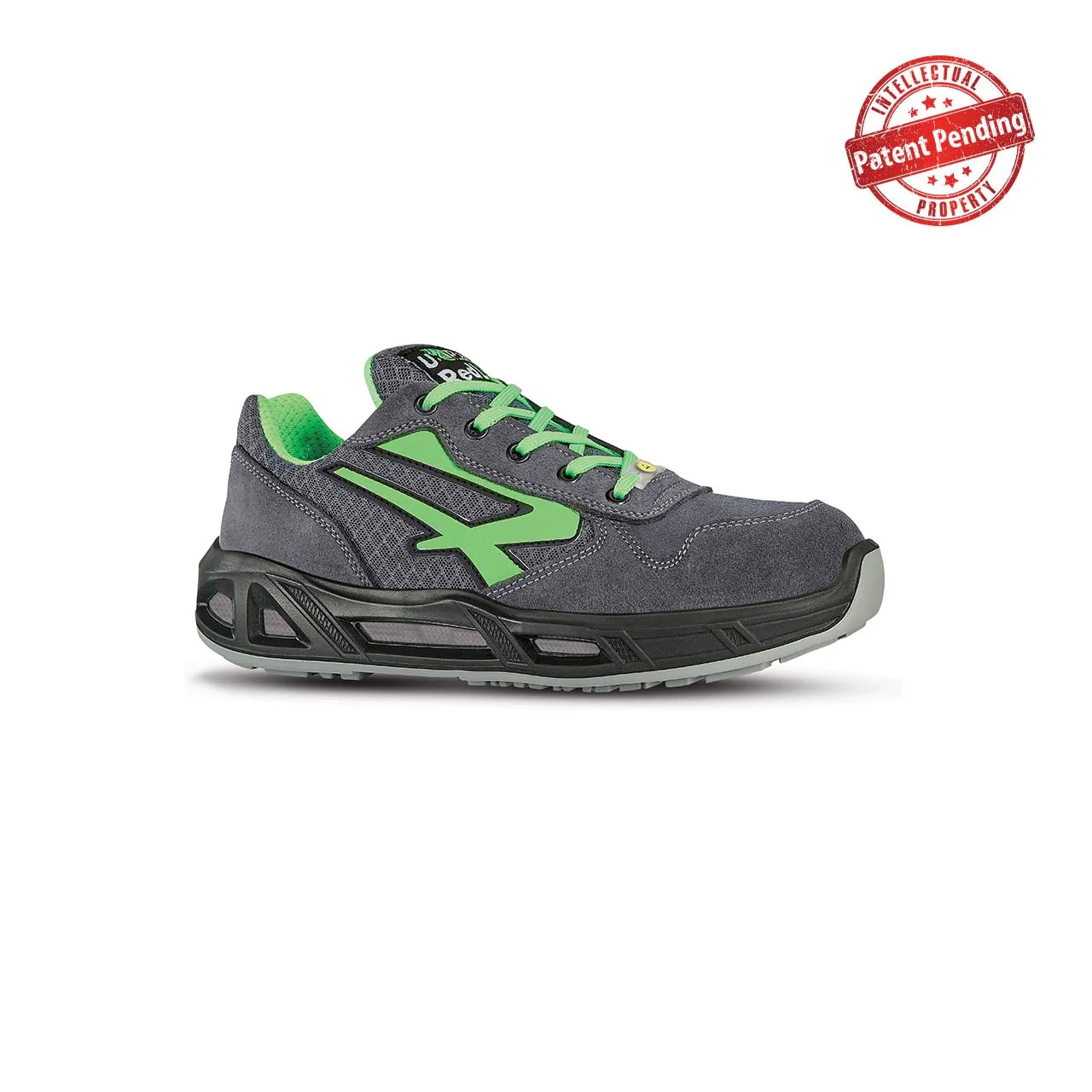 Chaussures de sécurité basses POINT CARPET ESD S1P SRC - Gris/Vert image