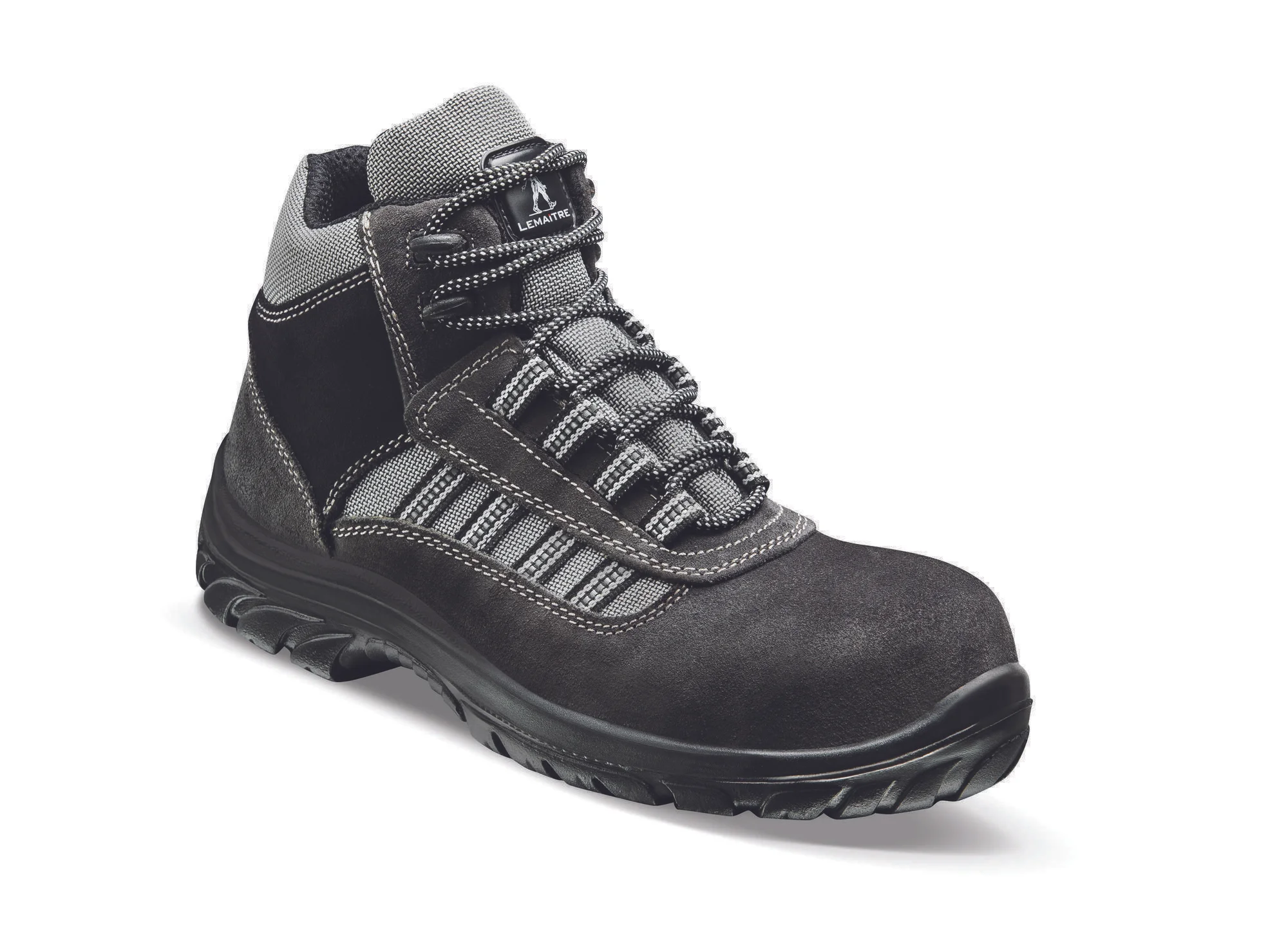 Chaussures de sécurité hautes ATLANTIS S1P CI SRC Noir/Gris image
