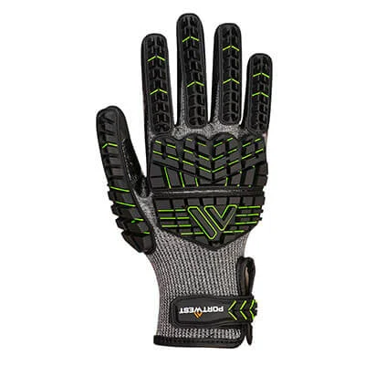 Gants coupé en mousse nitrile VHR15 Noir/Vert image