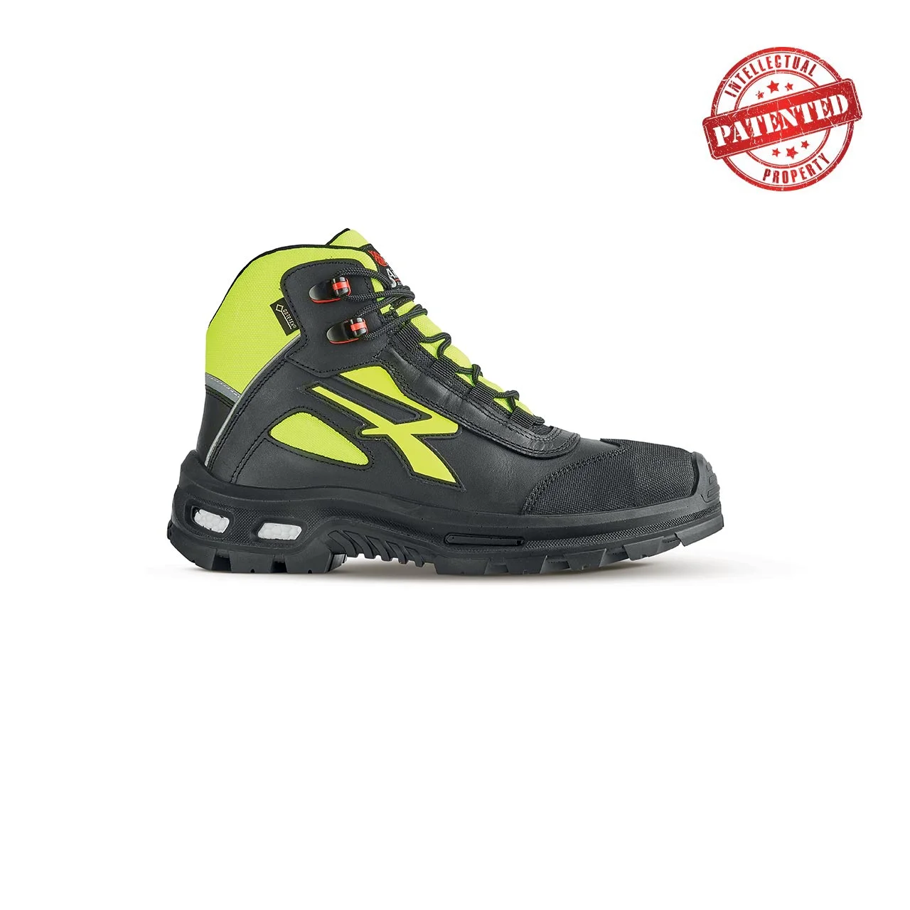 Chaussures de sécurité hautes MIND S3 CI WR SRC - Noir/Jaune image