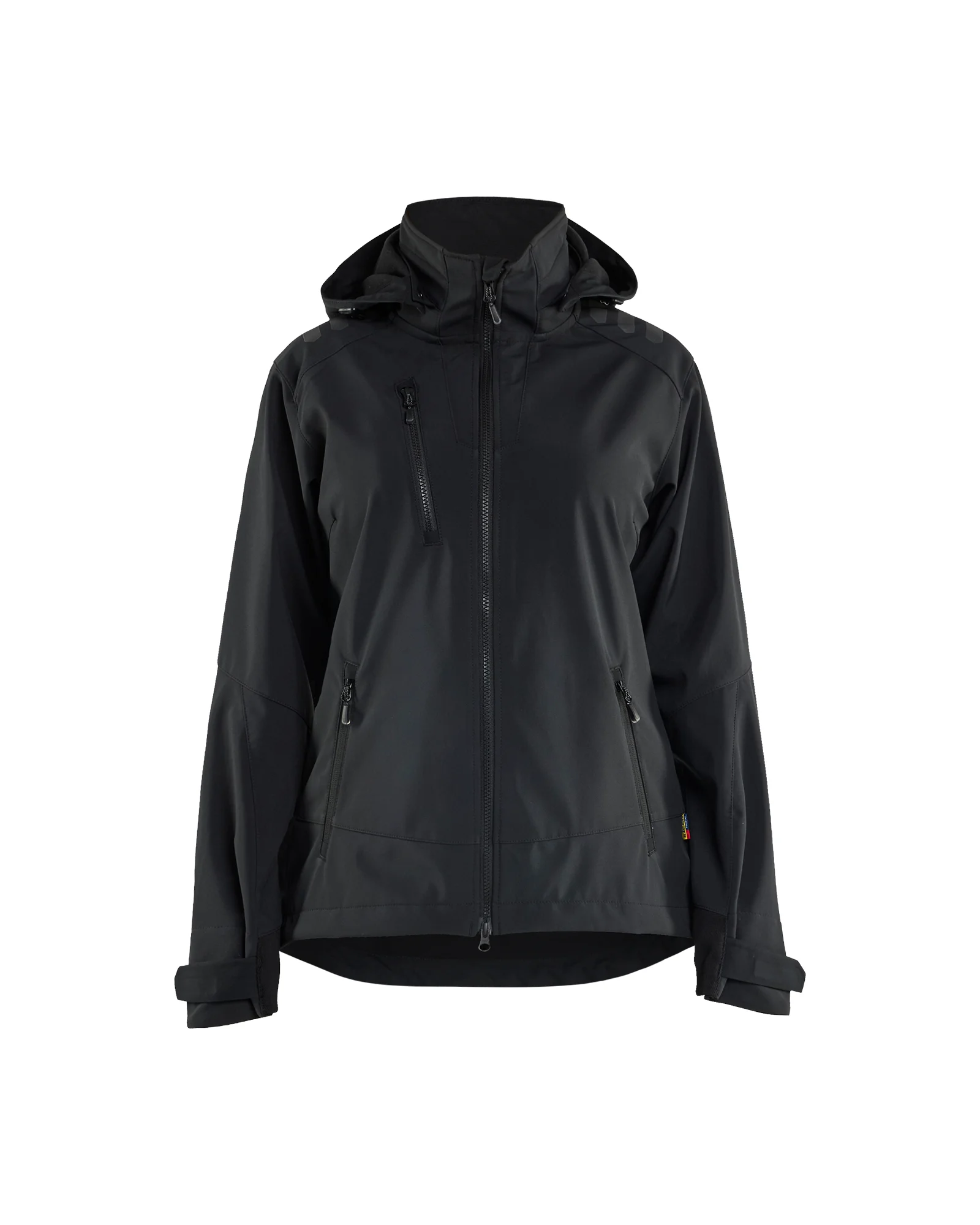 Veste de travail Softshell stretch 2D femme feMyanMare - Noir image