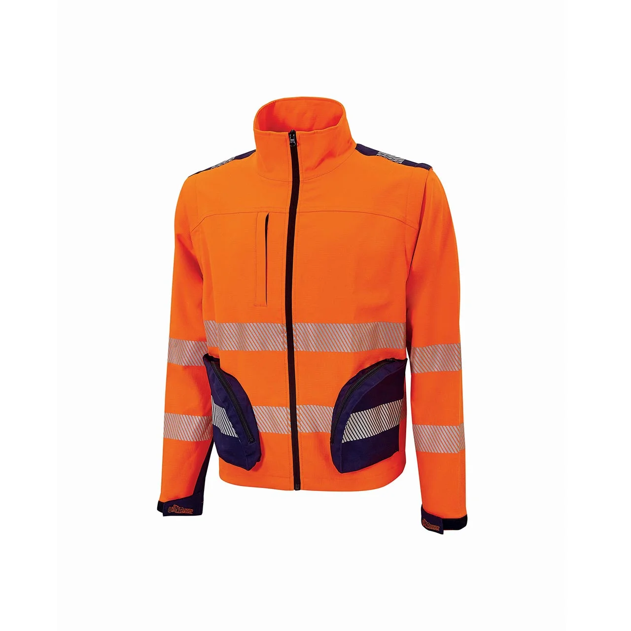 Veste de travail haute visibilité à manches amovibles BEA - Orange Fluo image