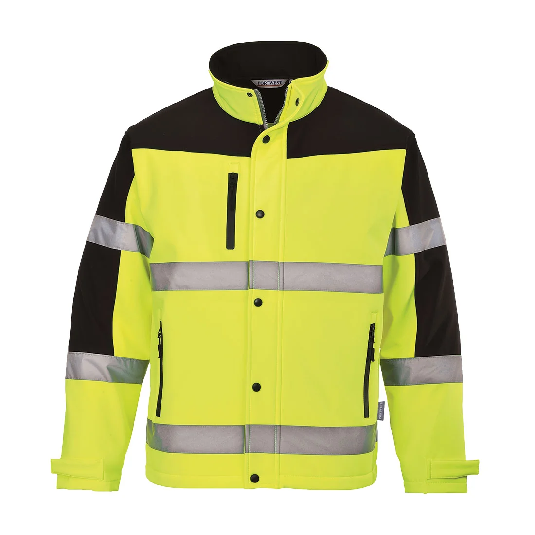 Veste Softshell HV Bicolore (3 couches) Jaune image