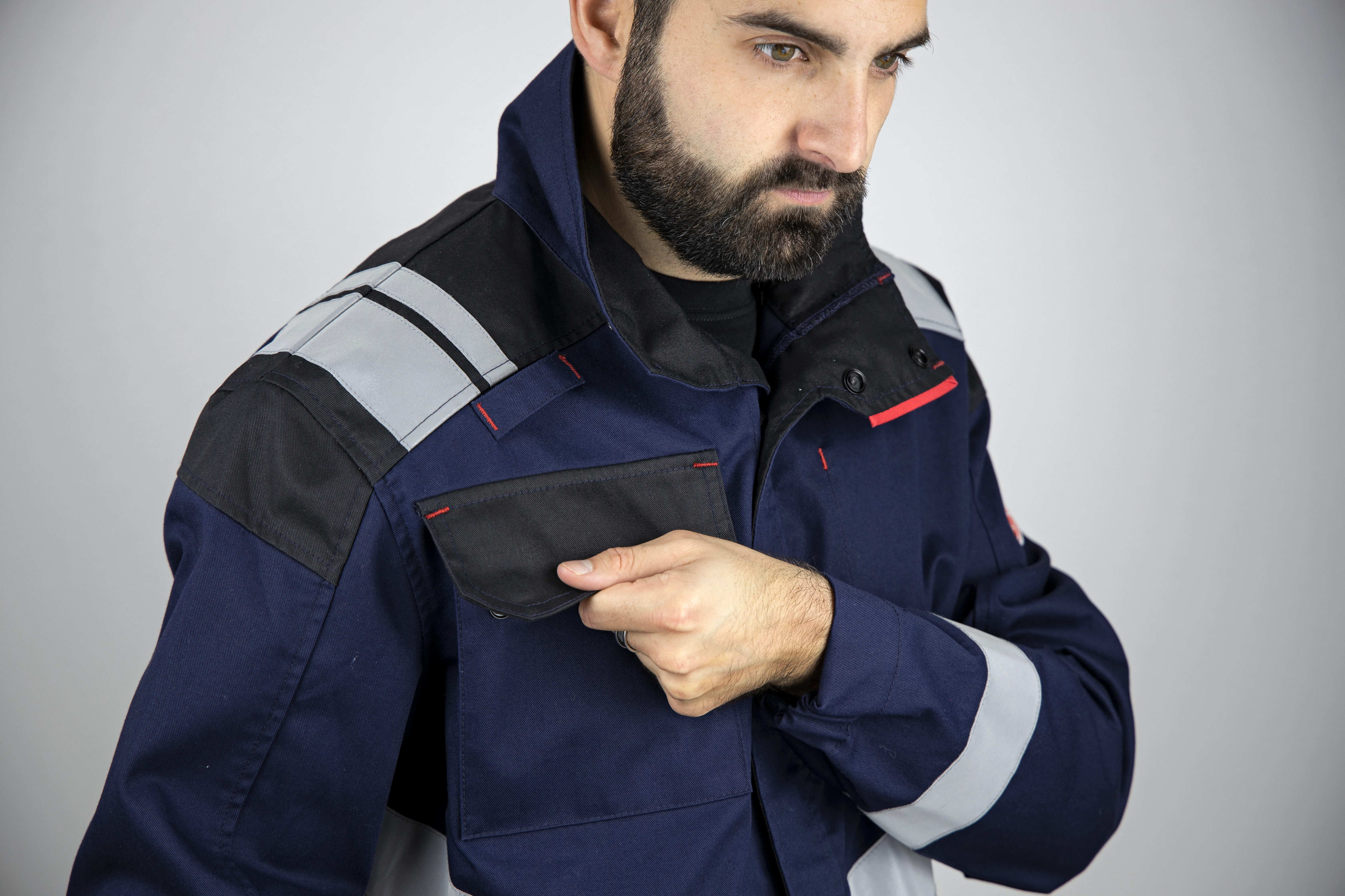 Veste de travail multirisque PEPITE - MARINE image