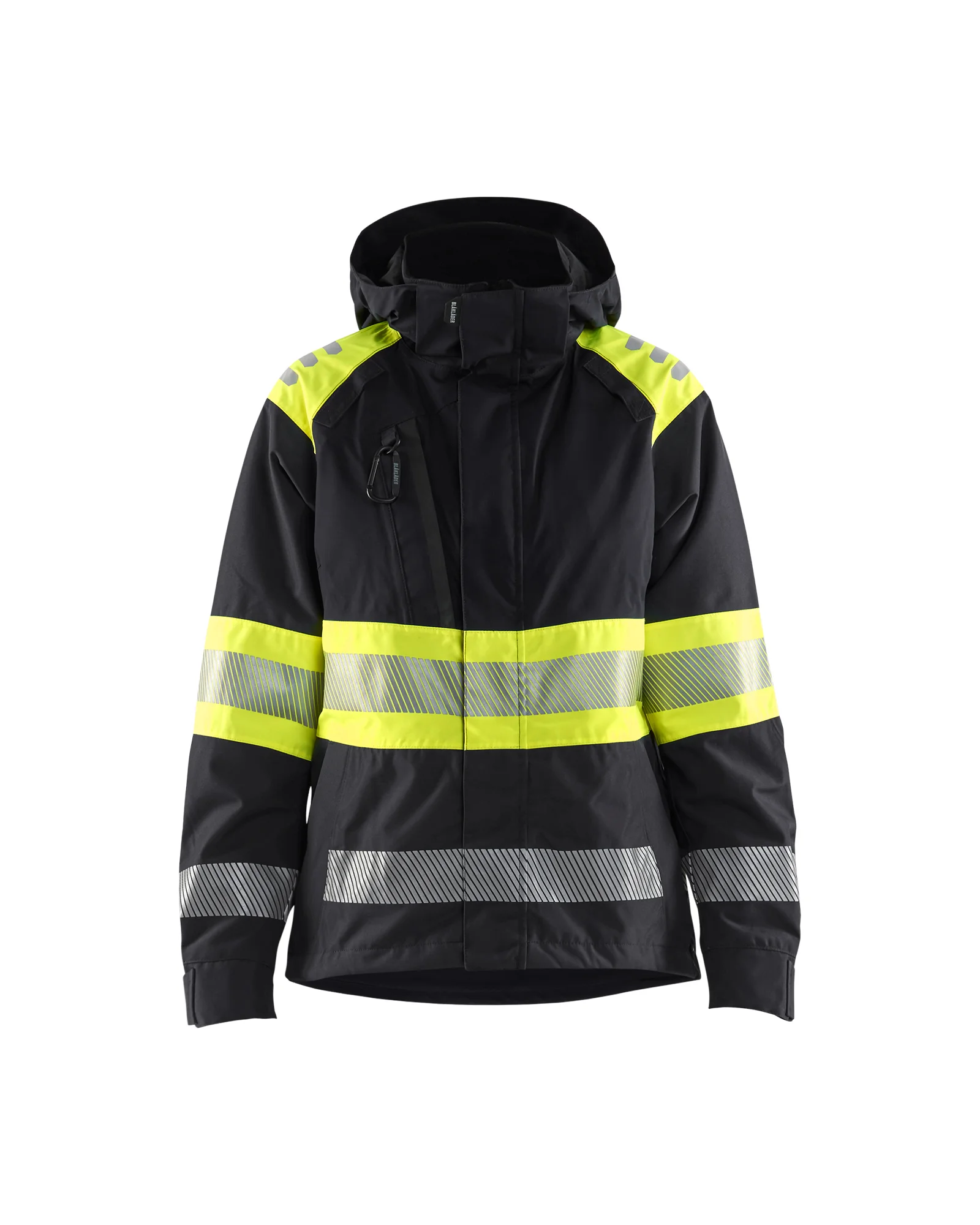 Veste de travail hardshell haute visibilité femme 4430 - Noir/Jaune image
