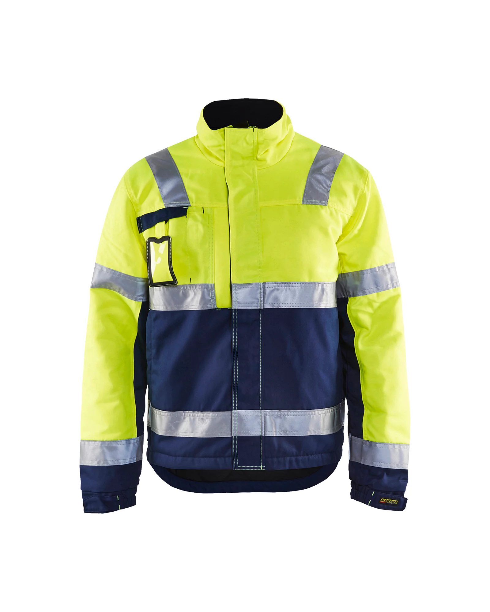 Veste de travail hiver haute visibilité 4862 - Jaune fluo/Marine image
