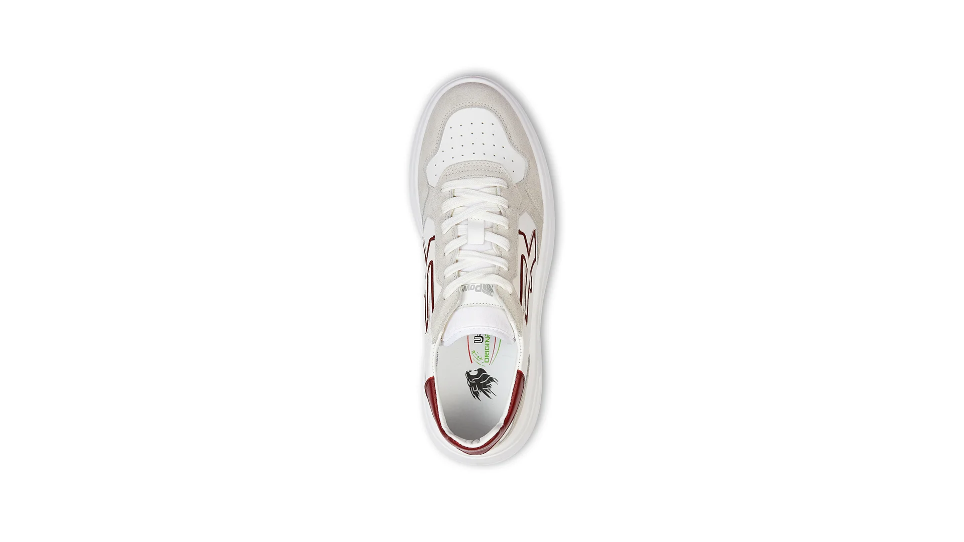 Baskets de travail non coqués basses VENOM OB SR - Blanc/Rouge/Beige image