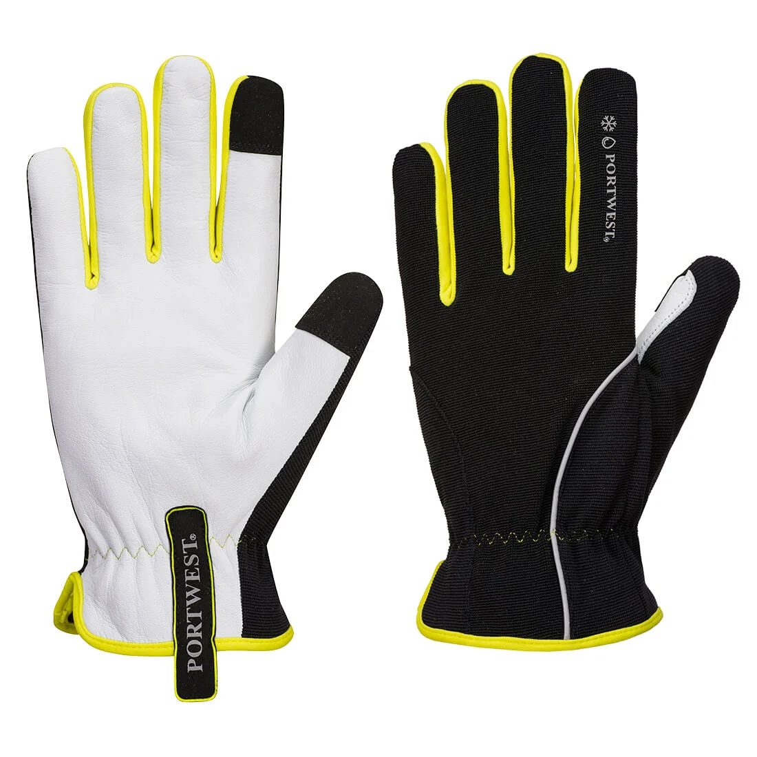 Gants Hiver PW3 Noir/jaune image