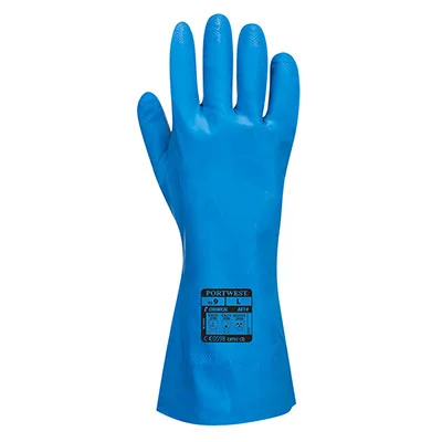 Gants Nitrile Contact Alimentaire Bleu image